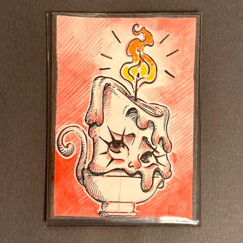 Candeladies 4/6 aceo art card