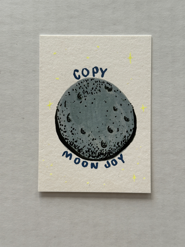 Copy Moon Joy aceo art card