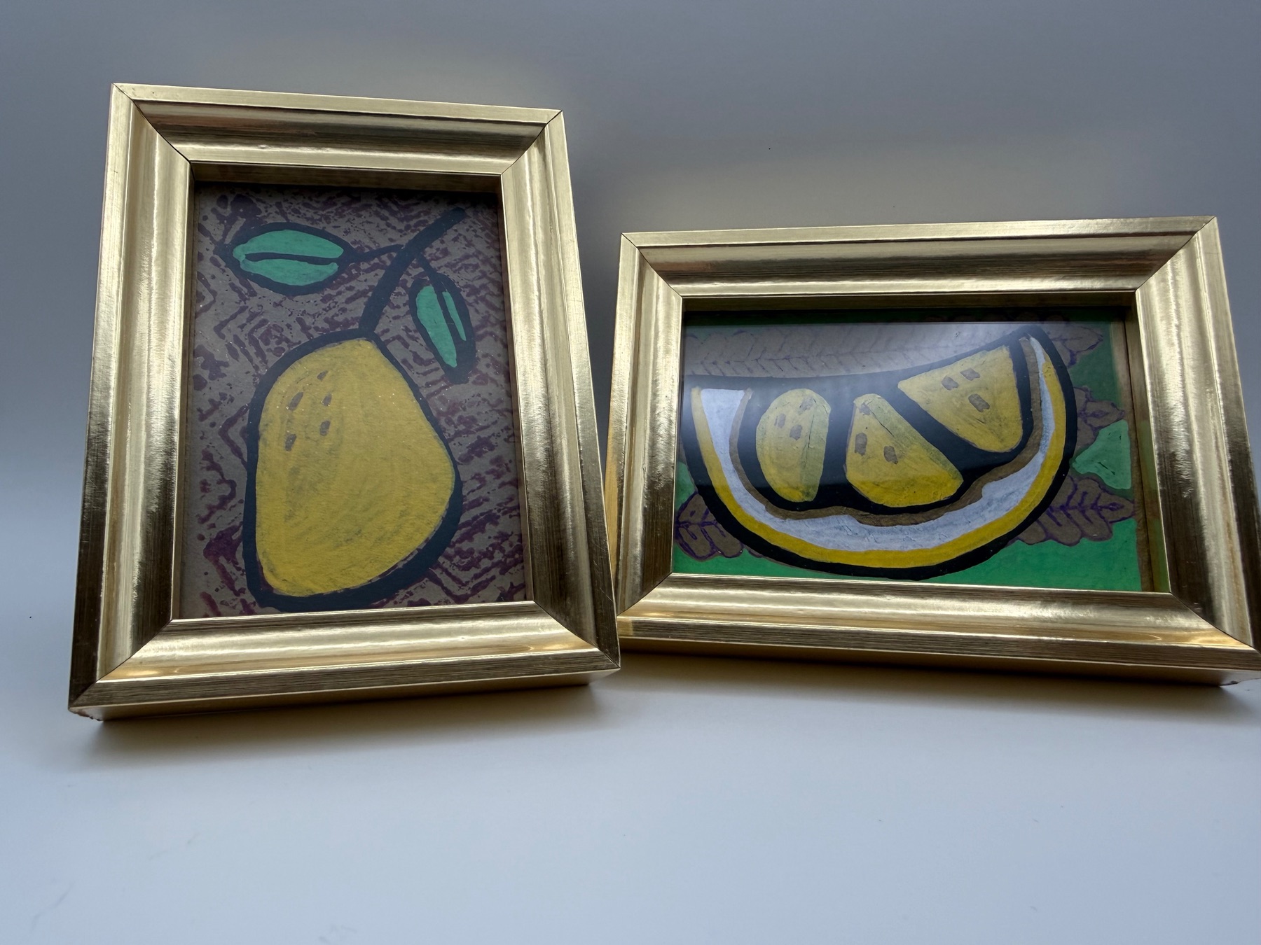 Sfusati | 40.6340°N 14.6027°E Amalfi Coast, Italy | Original ACEO Framed Bundle aceo art card