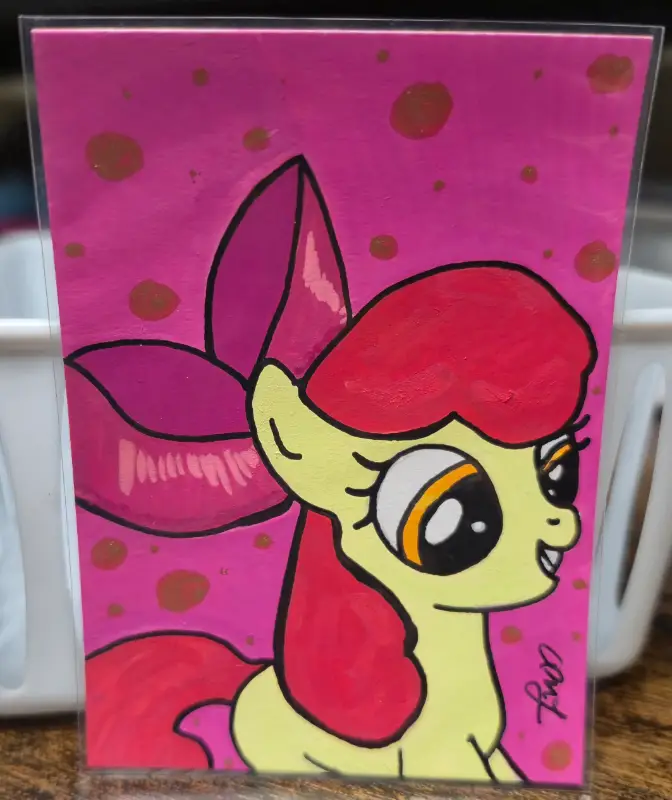 My Little Pony - Apple Bloom aceo art card