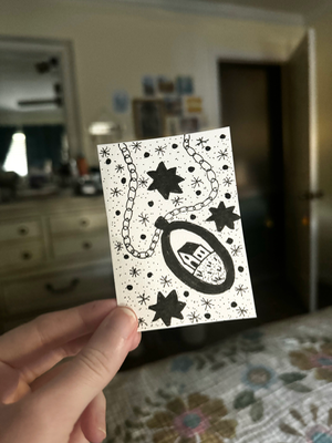 house locket aceo aceo art card thumbnail 1