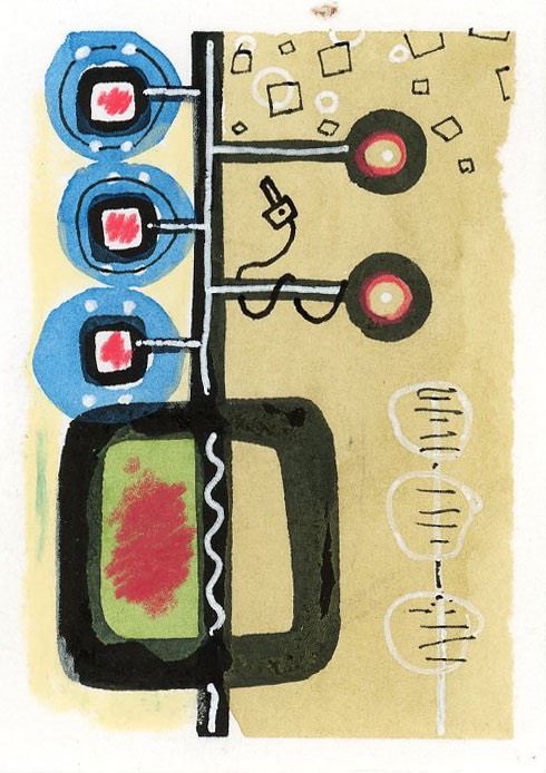Benson Circuit 4000 aceo art card