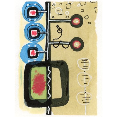 Benson Circuit 4000 aceo art card thumbnail 1