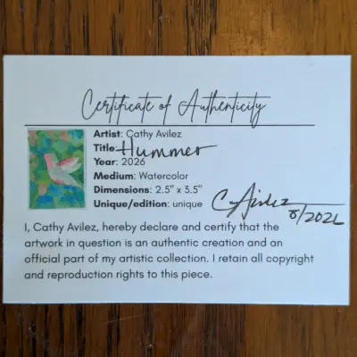 Hummer aceo art card thumbnail 5