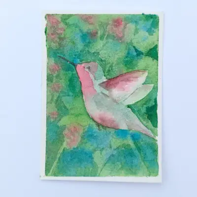 Hummer aceo art card thumbnail 4