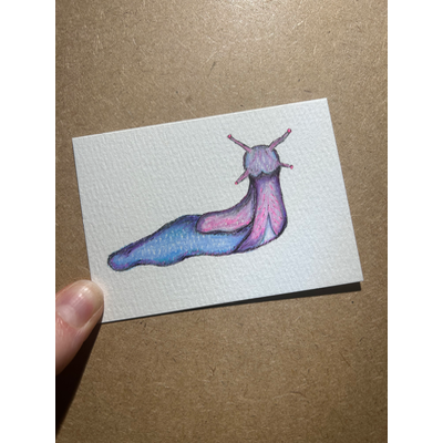 Slug Life aceo art card thumbnail 2