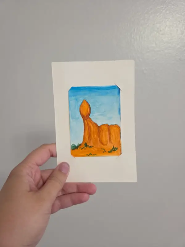 Desert Scenes- 2 of 6 aceo art card