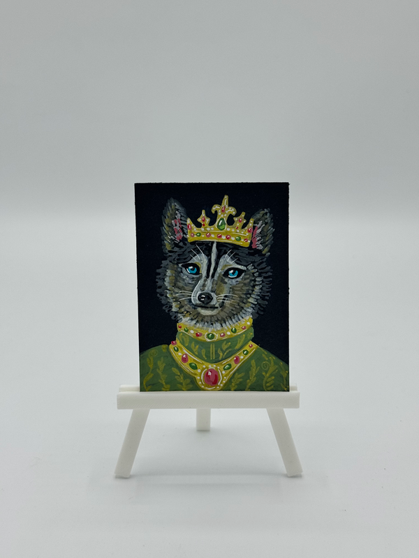 King Critter aceo art card
