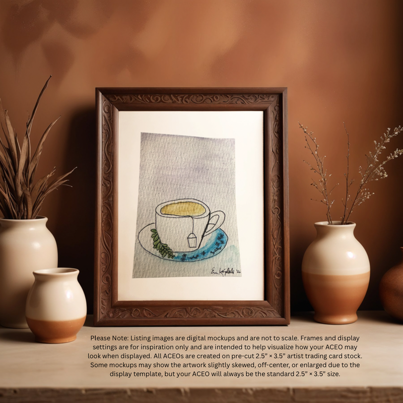 Everyday Objects aceo art card