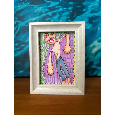 Mr. Ragdoll aceo art card thumbnail 3