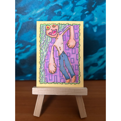 Mr. Ragdoll aceo art card thumbnail 1