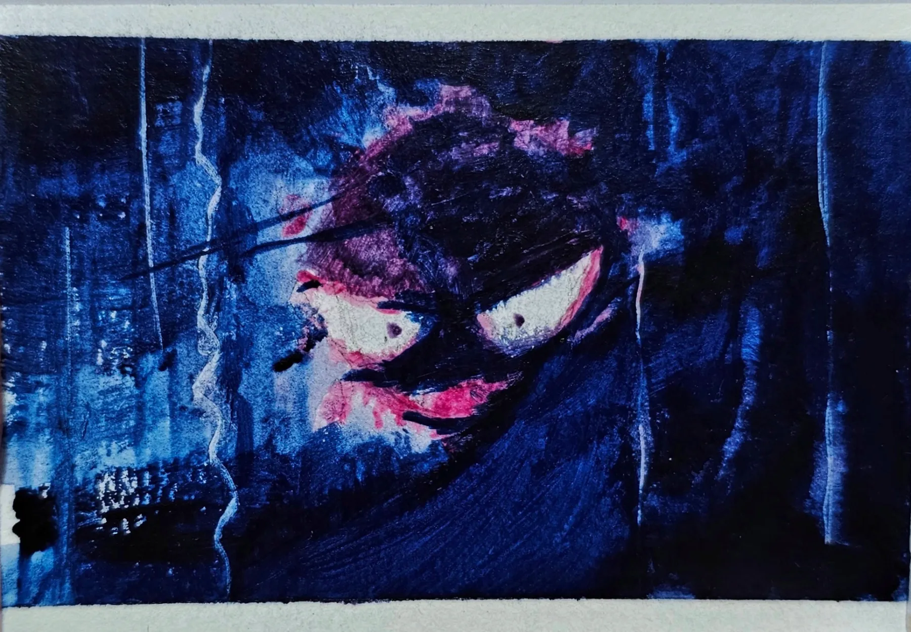 Afloat in The Storm aceo art card