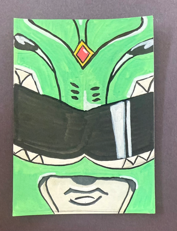 OG Green Ranger aceo art card