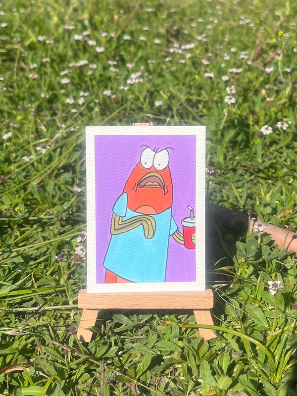 Visceral Disgust aceo art card