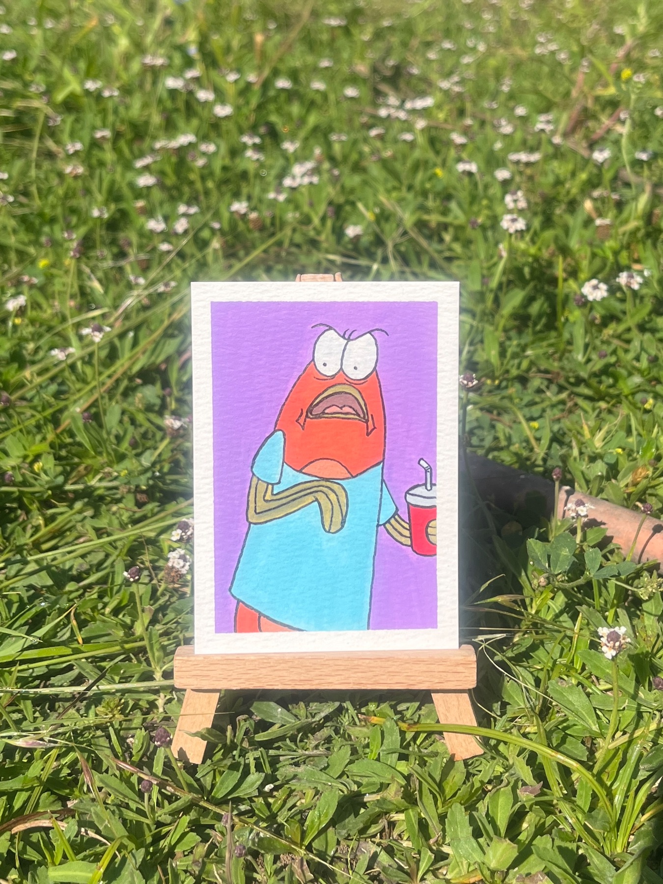 Visceral Disgust aceo art card