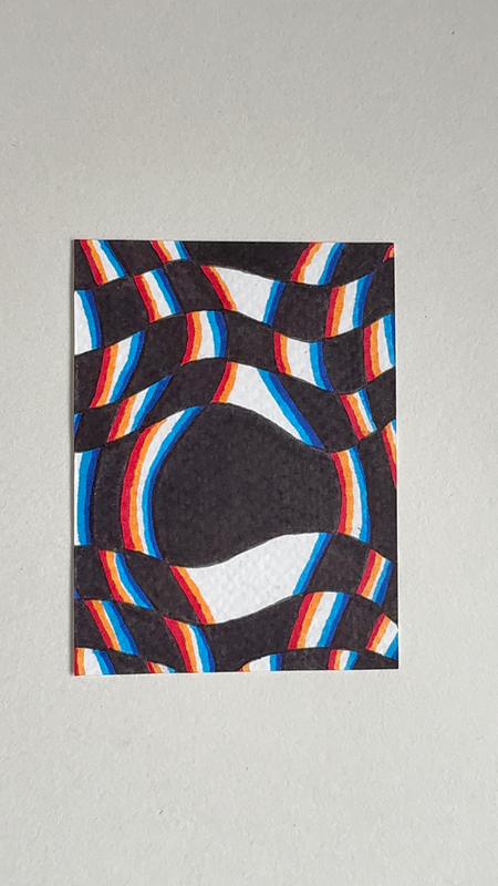 Its Trippy! aceo art card