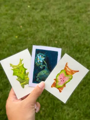 BUNDLE - Koroks & Silent Princess aceo art card thumbnail 1