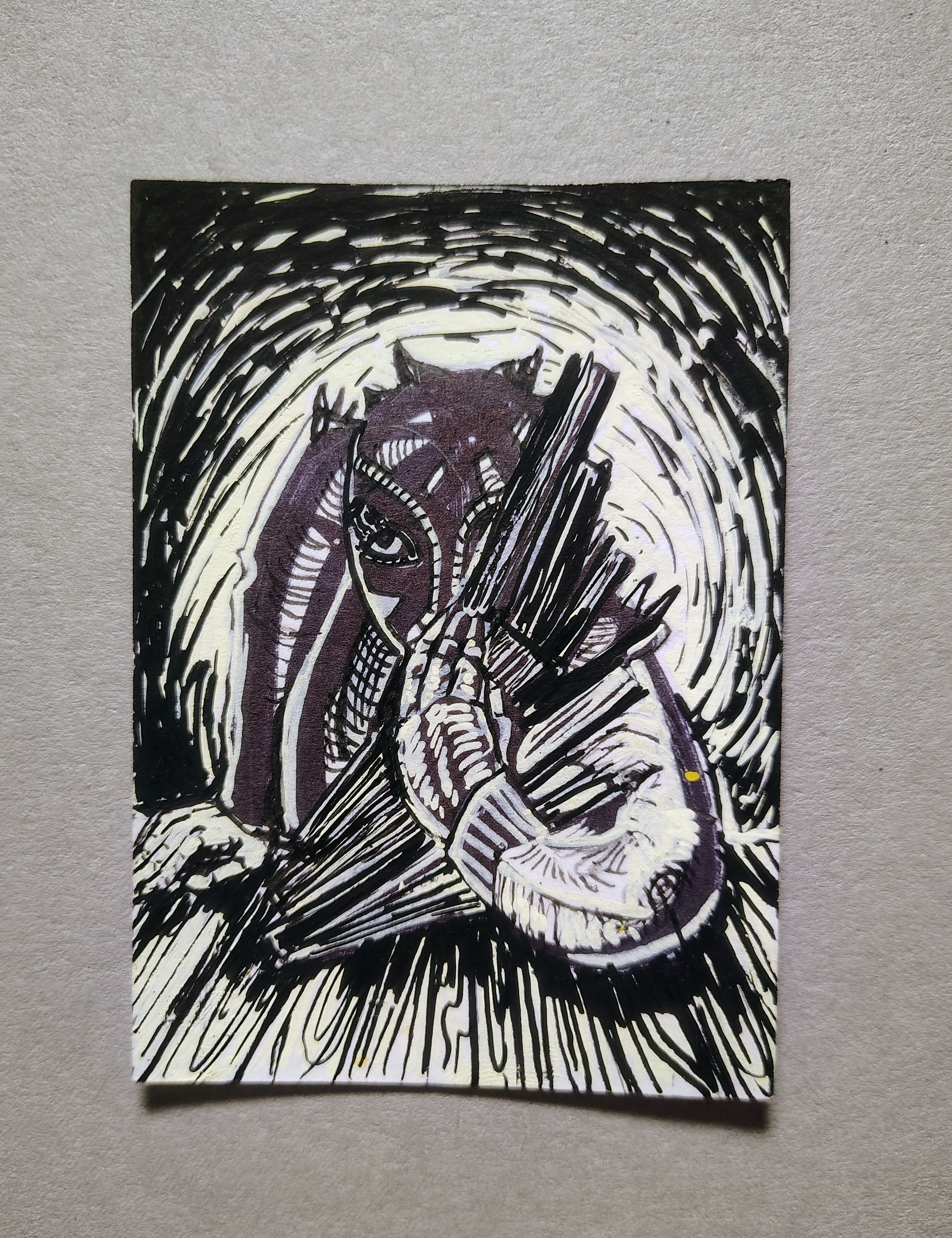 Bandit aceo art card