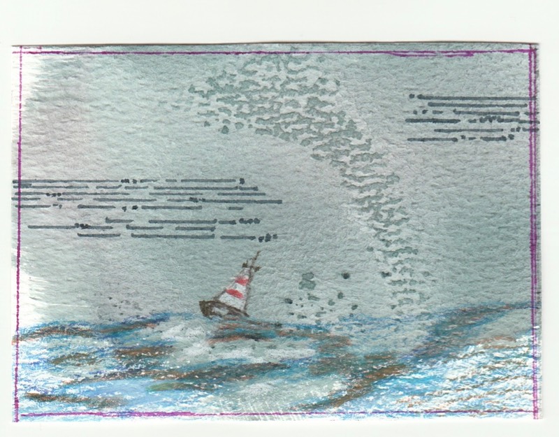 Oh buoy aceo art card