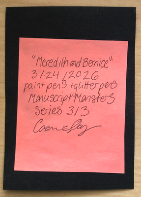 Meredith and Bernice aceo art card thumbnail 2