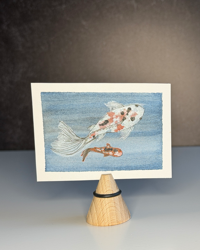 Koi Series One, No. One aceo art card