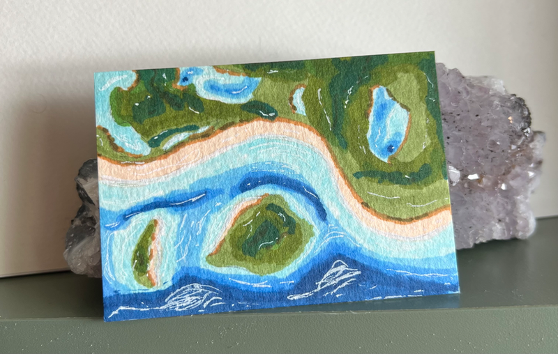 coast to coast aceo art card