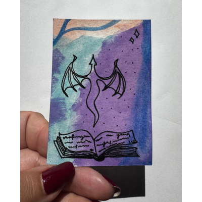 Is This the Real Life? aceo art card thumbnail 1