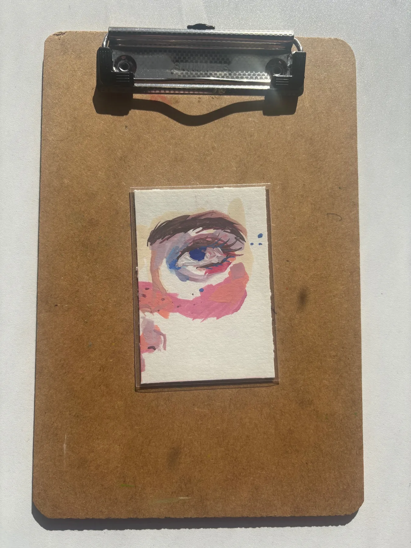 “Sparkling eyes 2/2” aceo art card