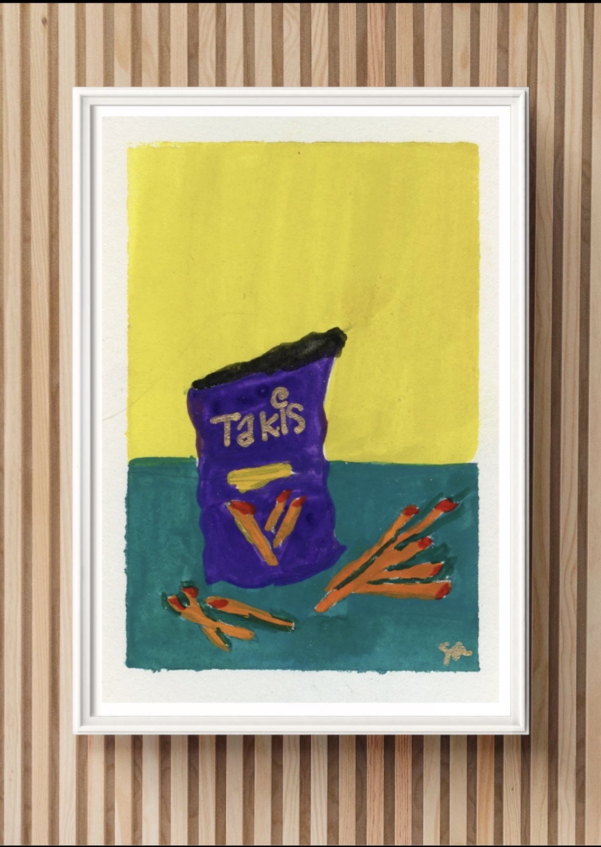 Takis aceo art card