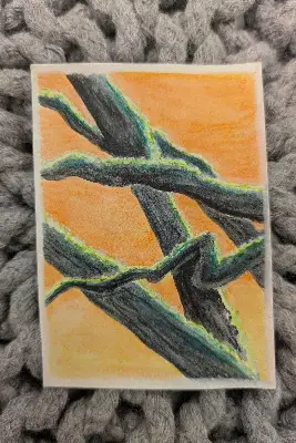 Moss Heaven aceo art card thumbnail 1