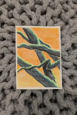 Moss Heaven aceo art card thumbnail 2
