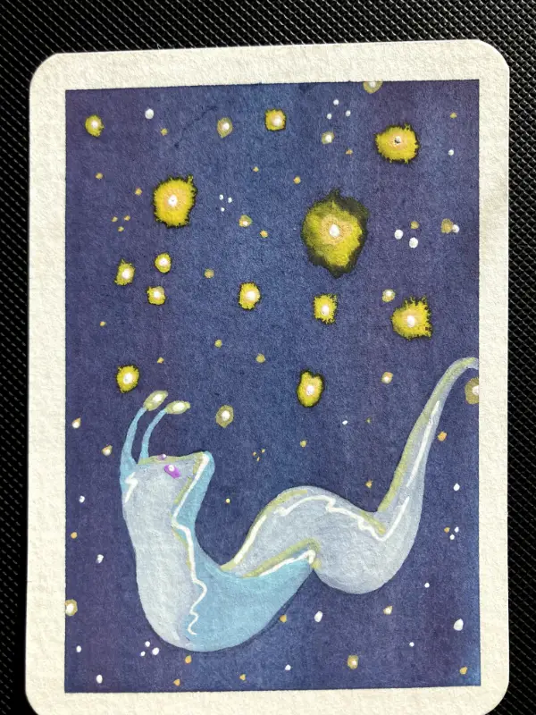 Stary Night aceo art card