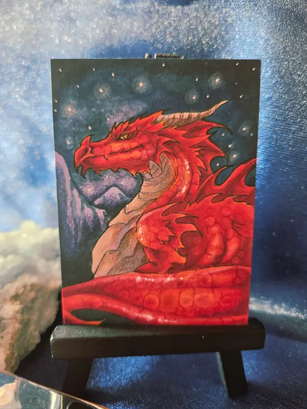 Vaeldrith - Original Dragon ACEO - The Ancient Bloodline Series aceo art card