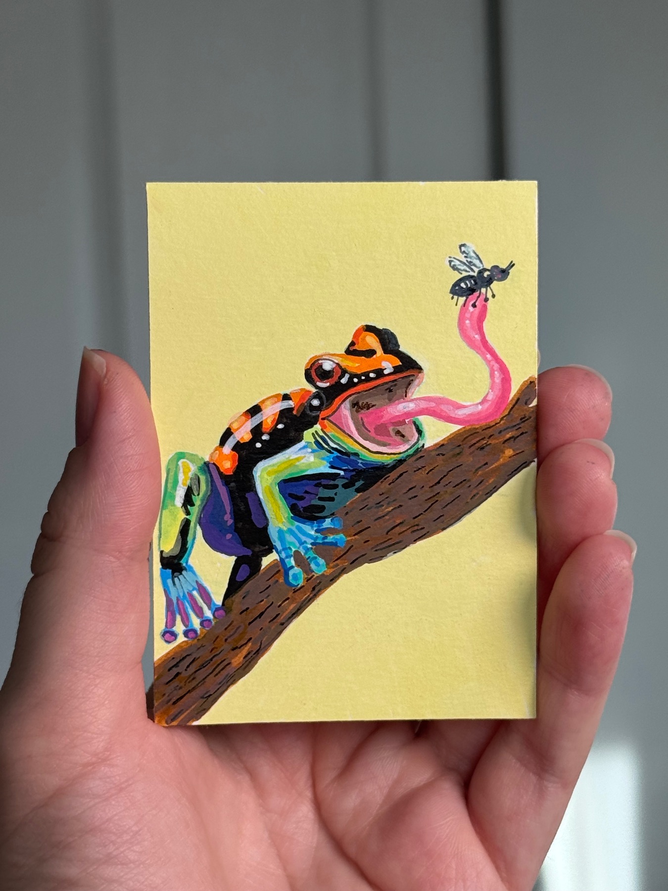 Feeling like a snack aceo art card