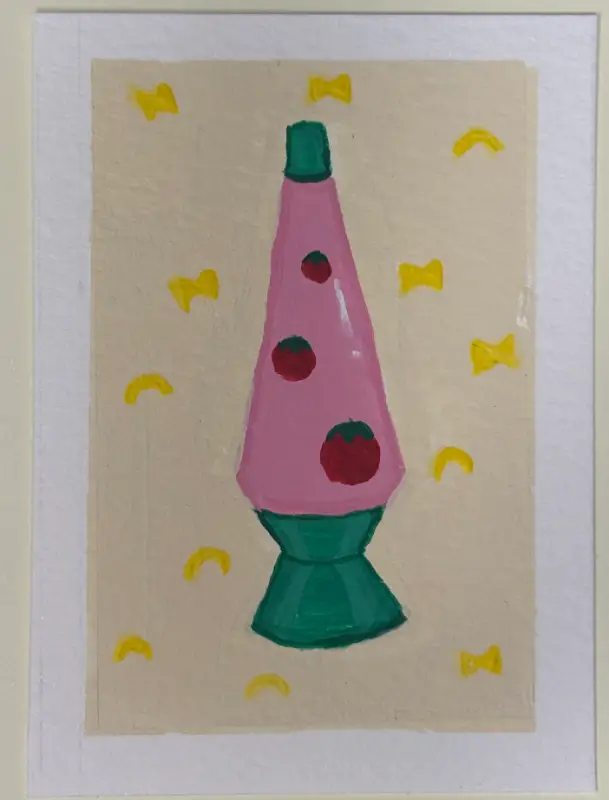 Pasta Lava Lamp Limited Collection aceo art card