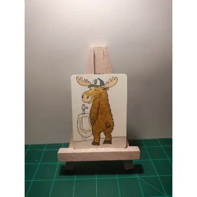 Big Stream Bruce! aceo art card thumbnail 3
