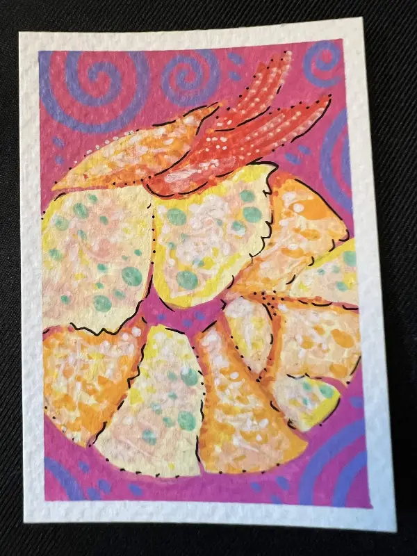 Shrimp Funk aceo art card
