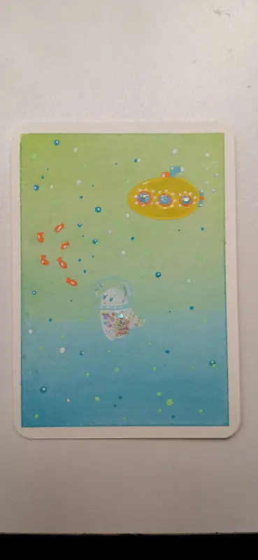 Submerged Haunting aceo art card