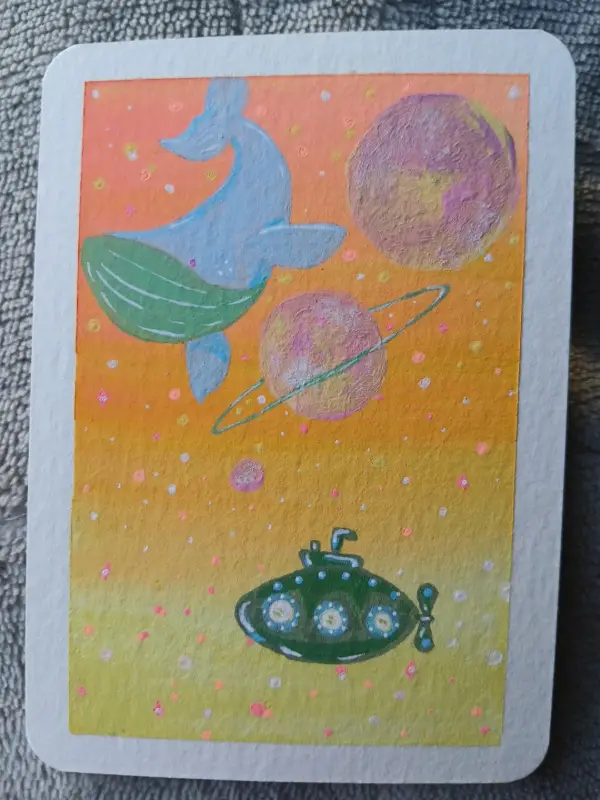 Subversive Skyline aceo art card