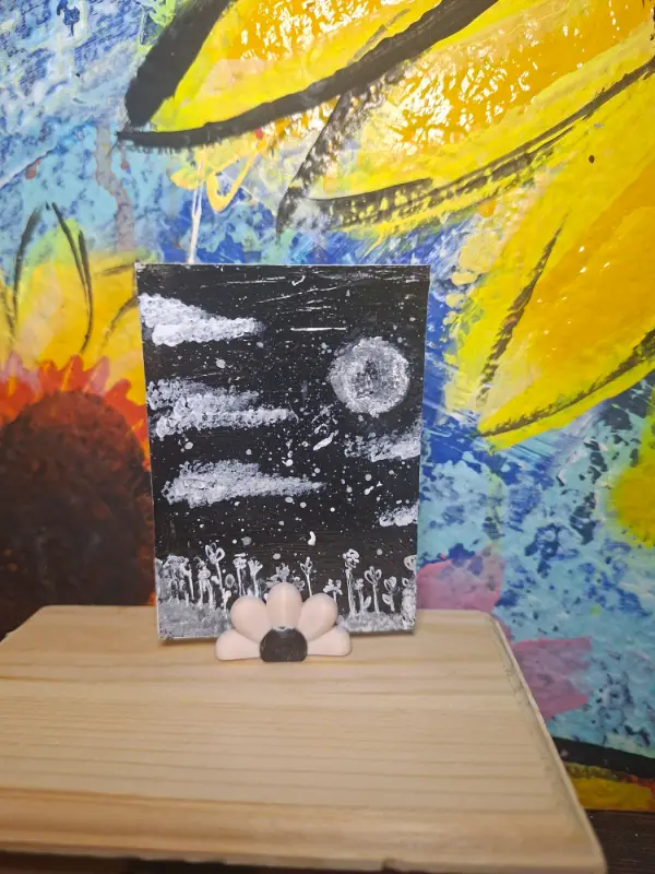 Noir nightsky aceo art card