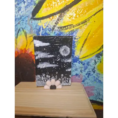 Noir nightsky aceo art card thumbnail 1
