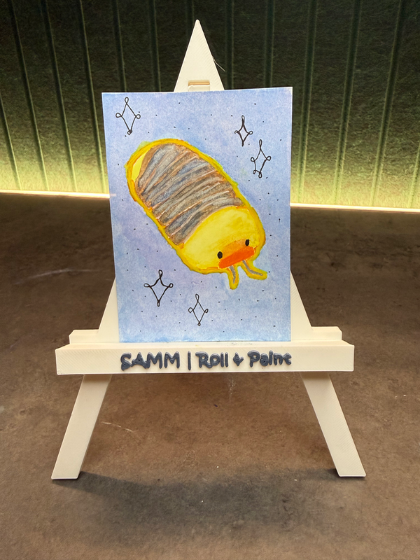 Roll & Paint day 30 | Rolo aceo art card