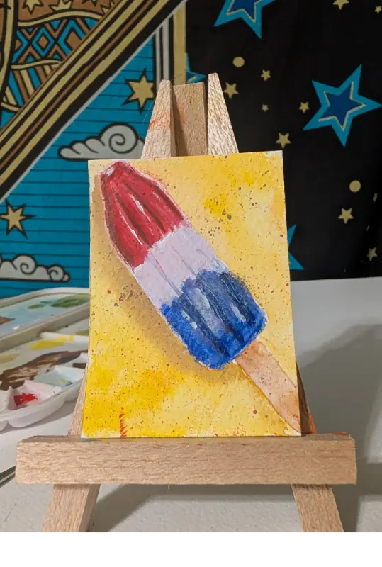 Bomb Pop! ✨ aceo art card