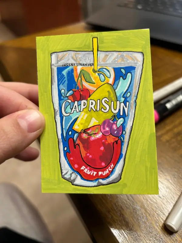Fruit Punch aceo art card