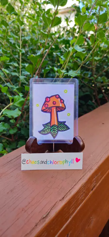 Mushroom Dance aceo art card