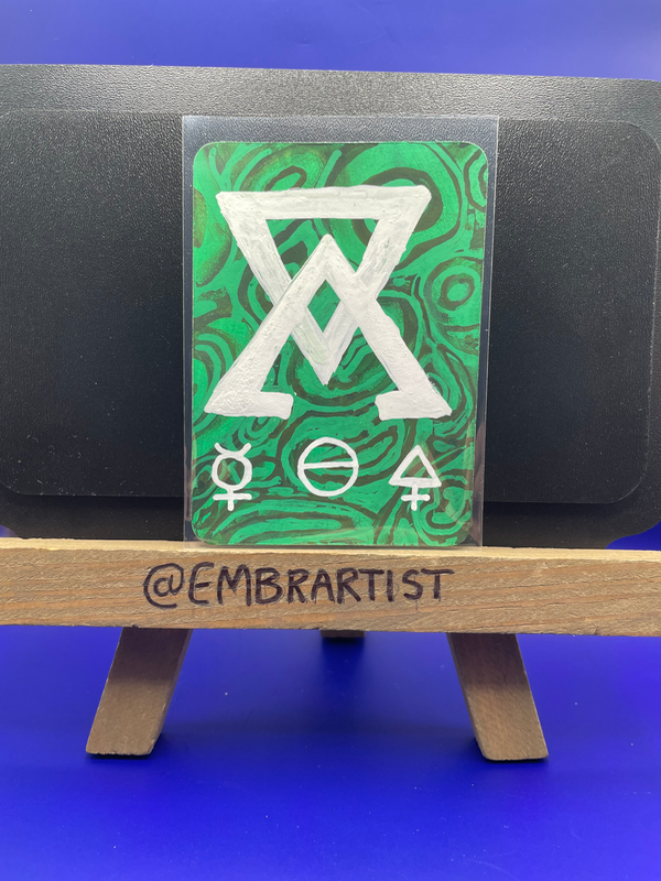Talisman of Transformation aceo art card