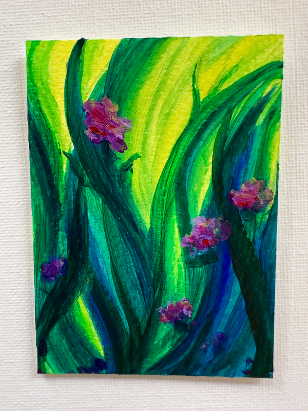 Rising Light - 1 aceo art card