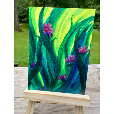 Rising Light - 1 aceo art card thumbnail 2