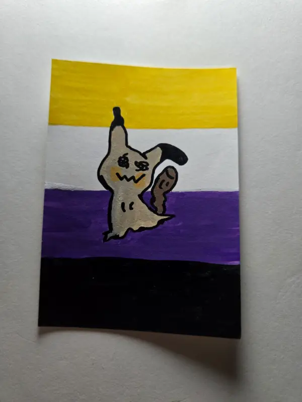 Mimikyu #1 aceo art card