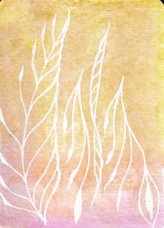 growth aceo art card